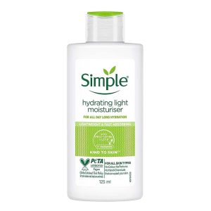 مرطوب‌کننده سبک سیمپل Hydrating Light حجم ۱۲۵ میلی‌لیتر