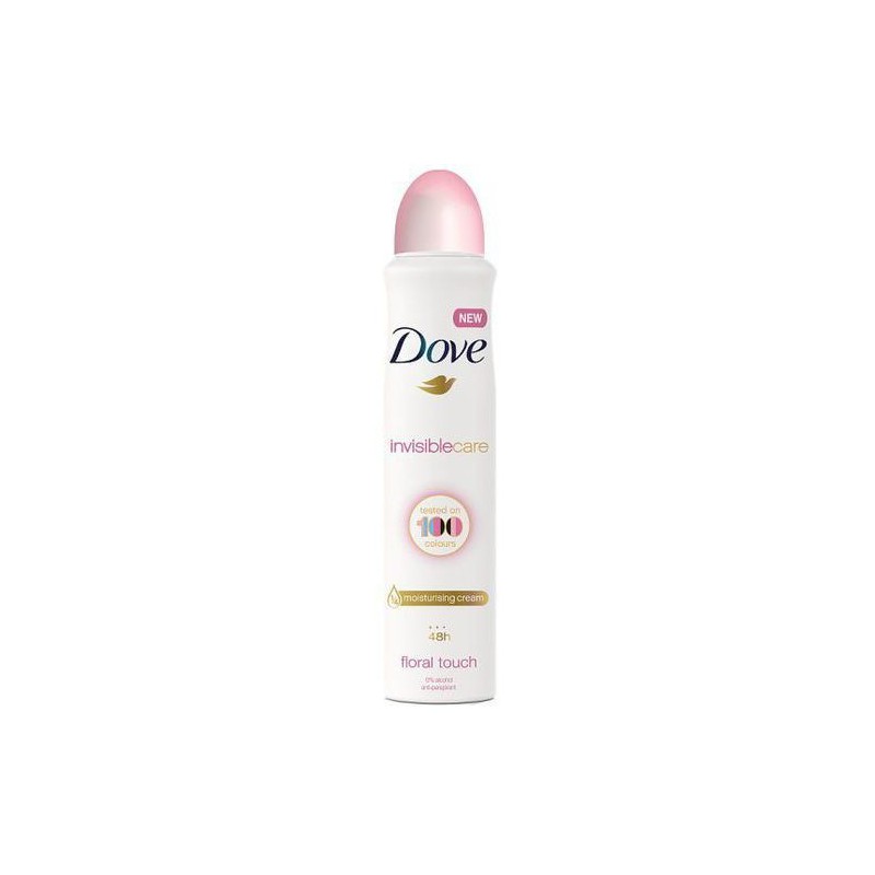 اسپری ضدتعریق زنانه داو Invisible Care Floral Touch حجم ۲۵۰ میلی‌لیتر